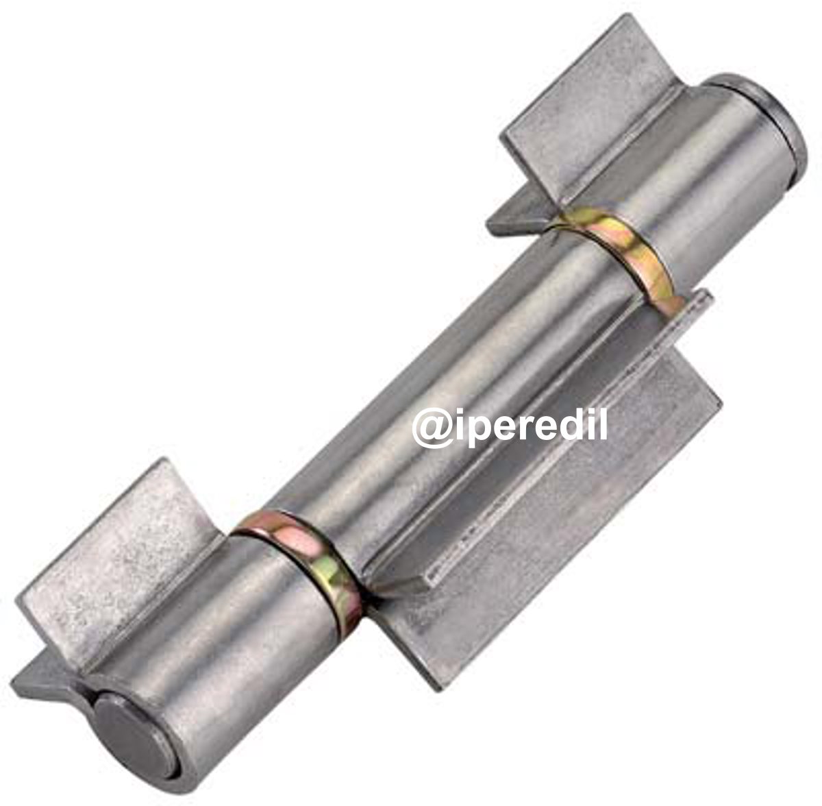 CERNIERA 3 ALI APERTE A SALDARE 125 COMBI PERNO SFILABILE E RONDELLE OTTONE MM 180