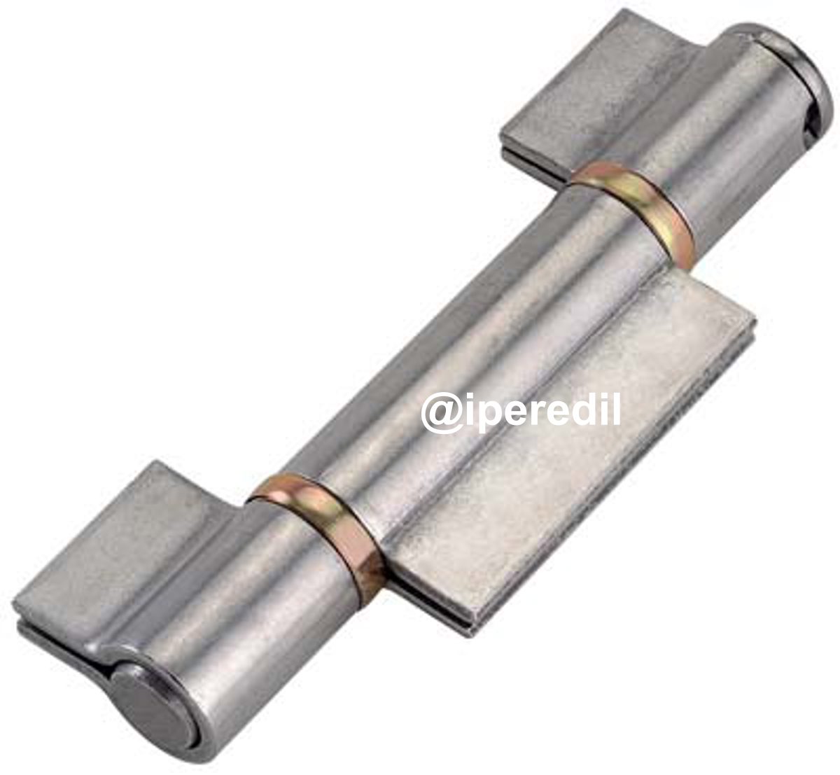 CERNIERA 3 ALI CHIUSE A SALDARE 155 COMBI PERNO SFILABILE E RONDELLE OTTONE MM 180