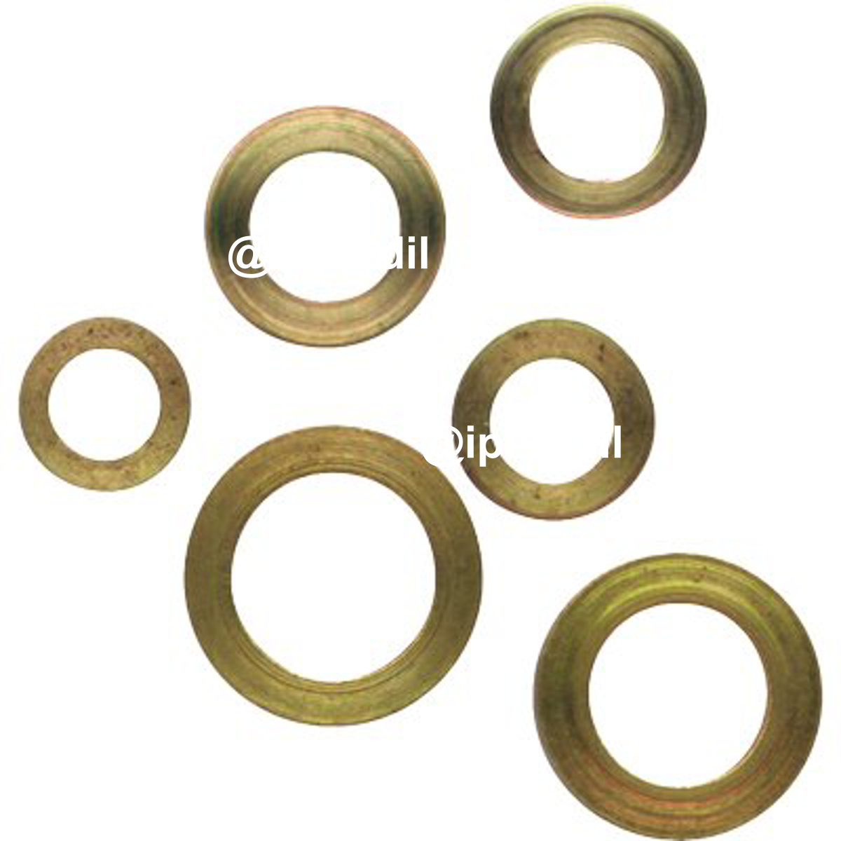 RONDELLA CERNIERA A SALDARE 513 IBFM OTTONE MM 12X20X3 CF= PZ 25