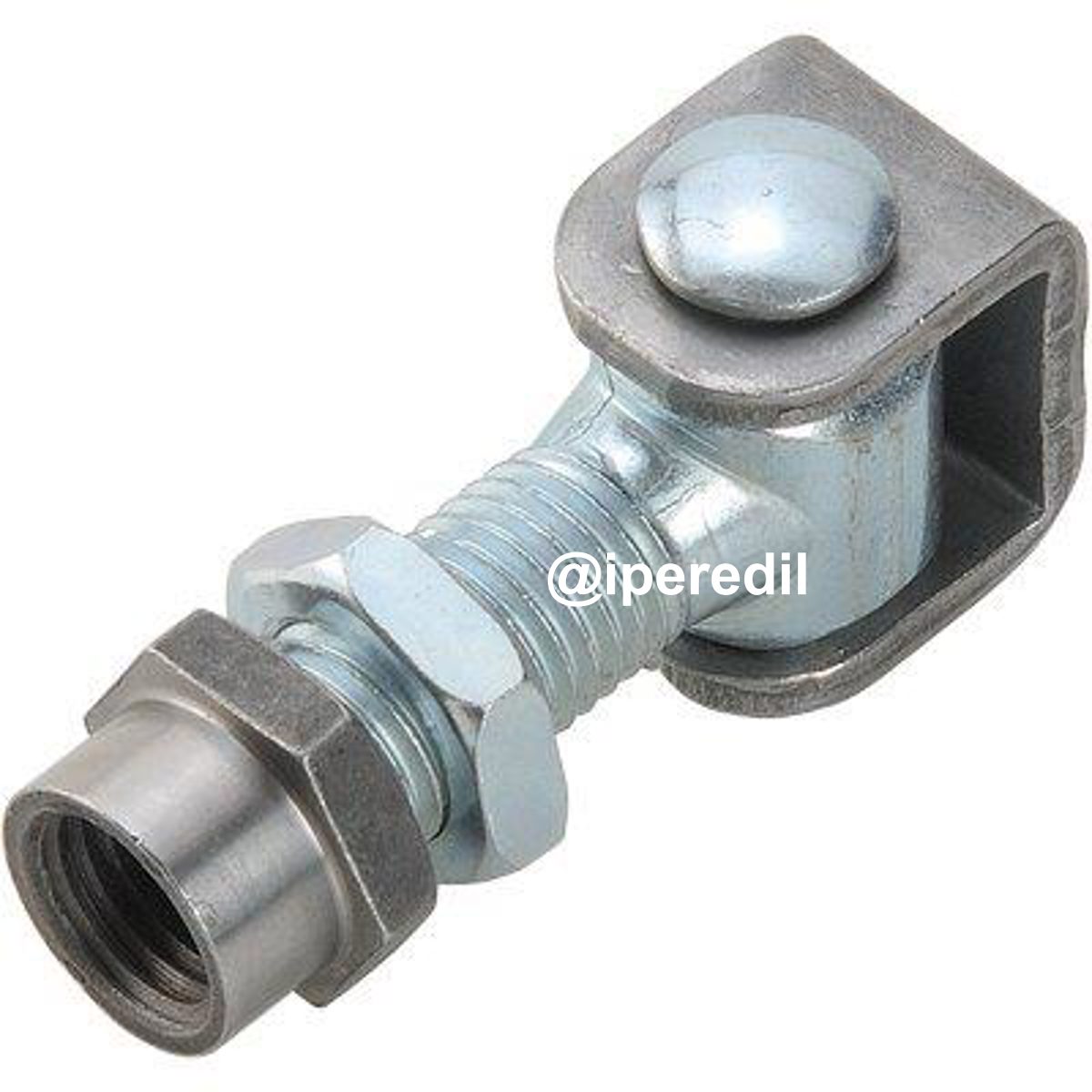 CARDINE A SALDARE CAVALLOTTO + BOCCOLA 376 COMBI ZINCATO REGOLABILE M24