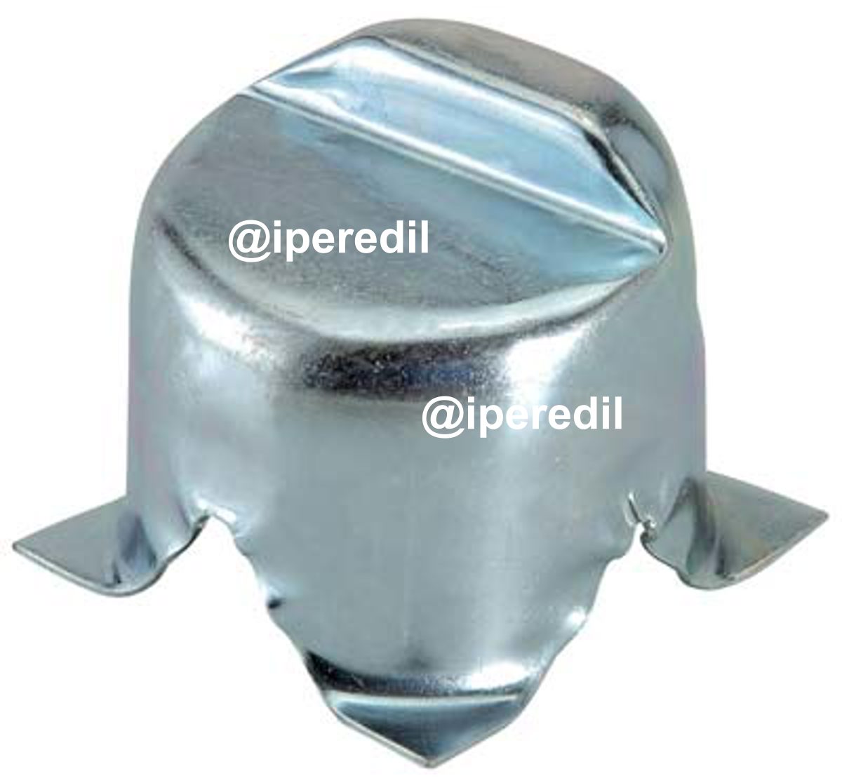 BATTENTE ARRESTO CANCELLO A MURARE 380 COMBI ZINCATO MM 103X103 H.MM 72/89