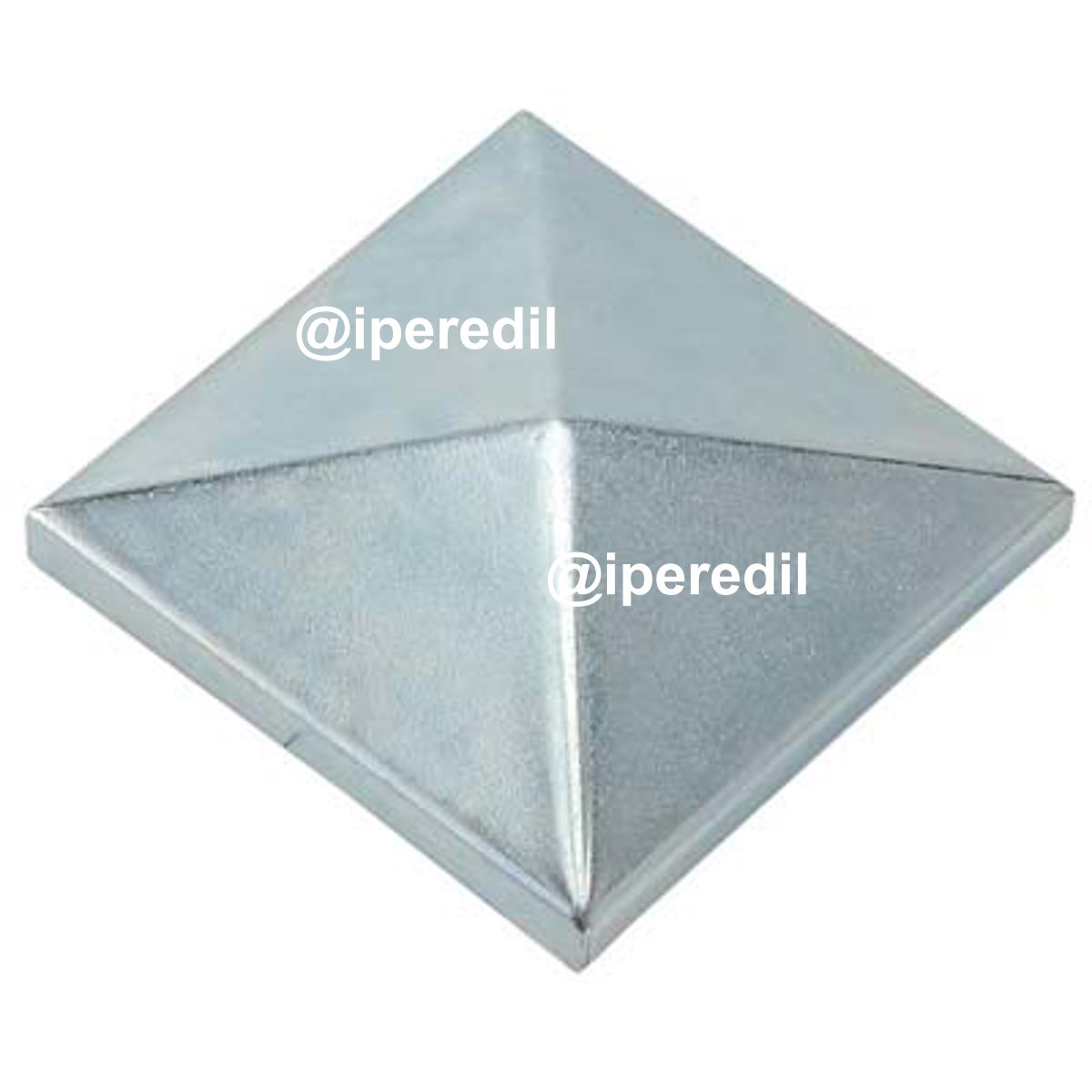 COPRIPILASTRO QUADRO 340 COMBI ACCIAIO S.MM 1,5 MM 121X121