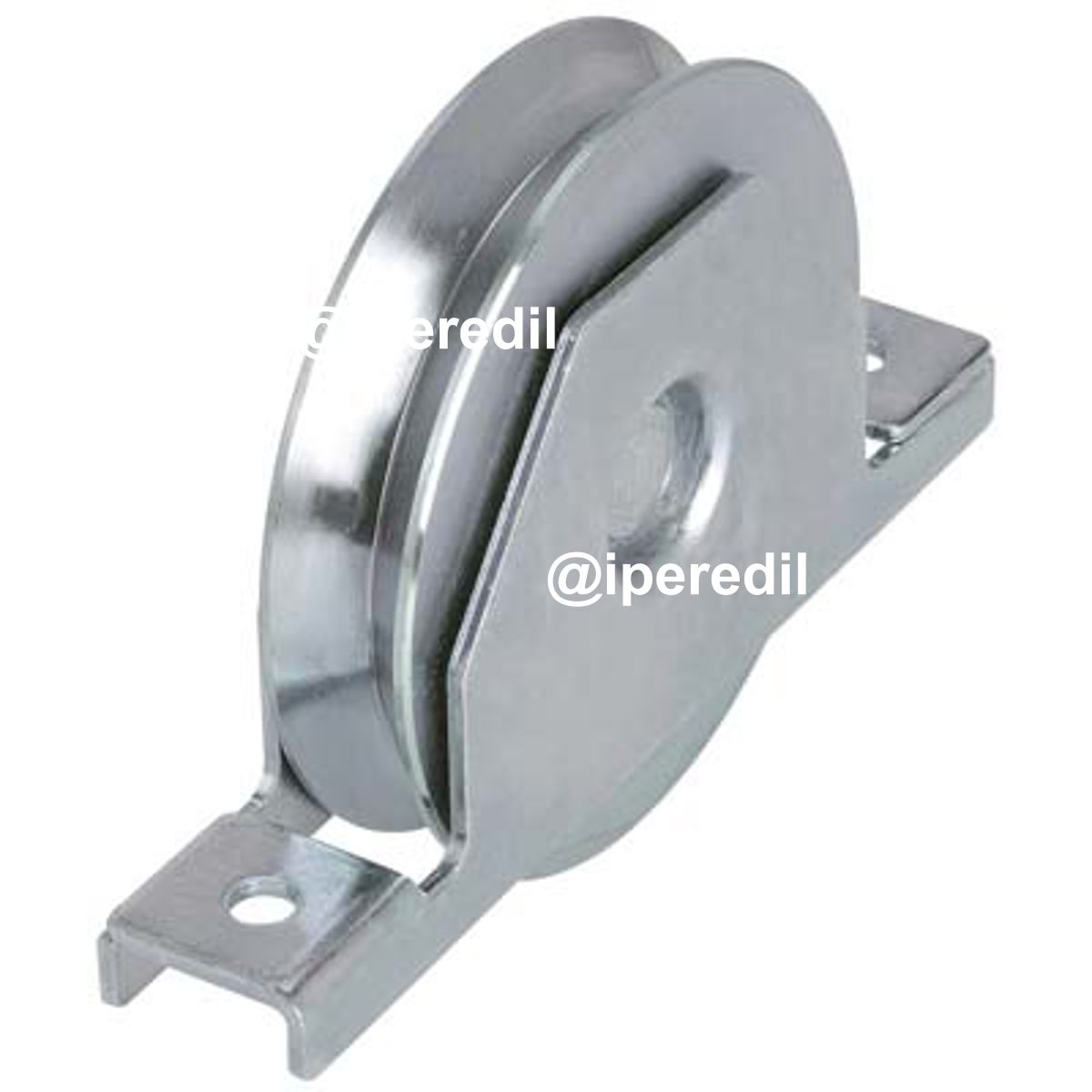 RUOTA CANCELLO A SALDARE GOLA V 427 COMBI ZINCATA SUPPORTO INTERNO + CUSCINETTO MM 120