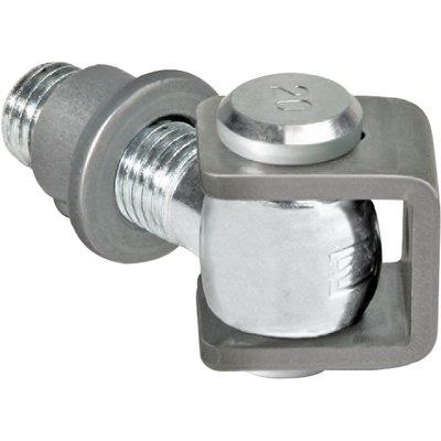 CARDINE A SALDARE CAVALLOTTO+BOCCOLA 120 COMUNELLO ZINCATO REGOLABILE M20