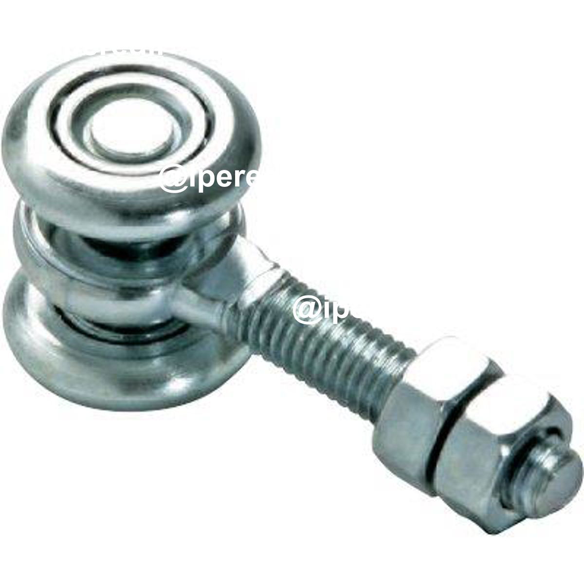 CARRELLO SCORREVOLE 2P COMUNELLO ZINCATO 2 RUOTE D.MM 24 + PERNO 8 MA