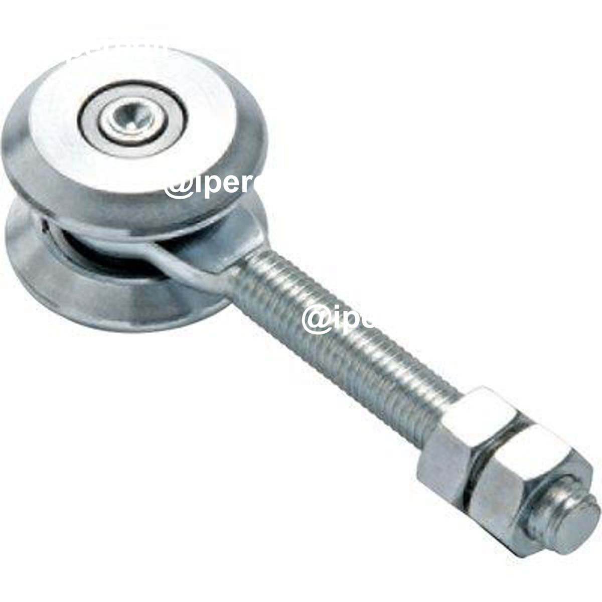 CARRELLO SCORREVOLE 2C COMUNELLO ZINCATO 2 RUOTE CON CUSCINETTO D.MM 44+PERNO 12 MA