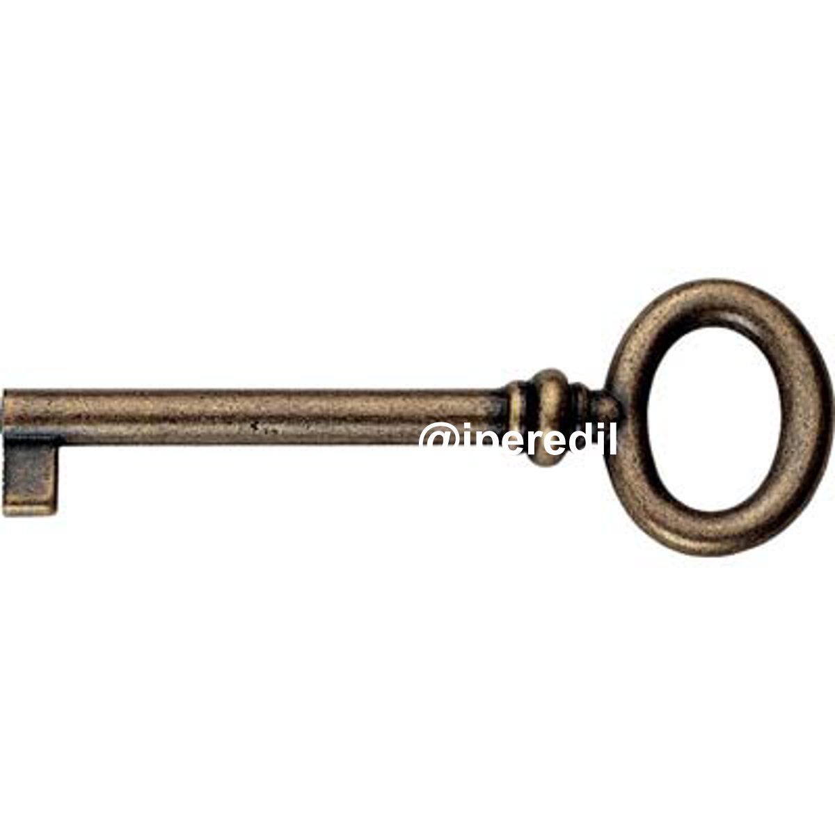 CHIAVE MOBILI FLORENCE MG8496 METALSTYLE ZAMA OTTONE ANTICATO MM 70