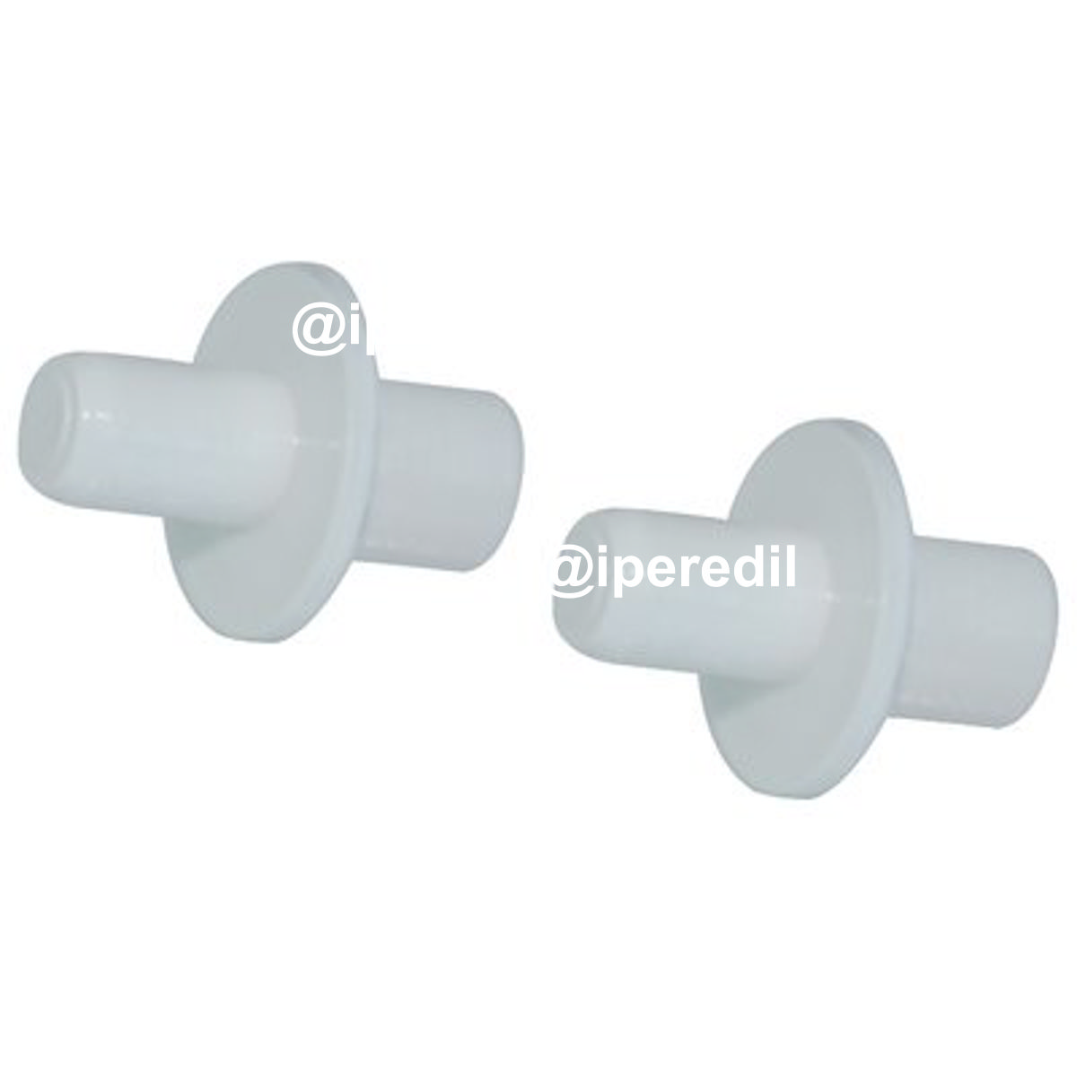 MENSOLINA REGGIPIANO A INFILARE PLASTICA D.MM 5/6 BIANCA