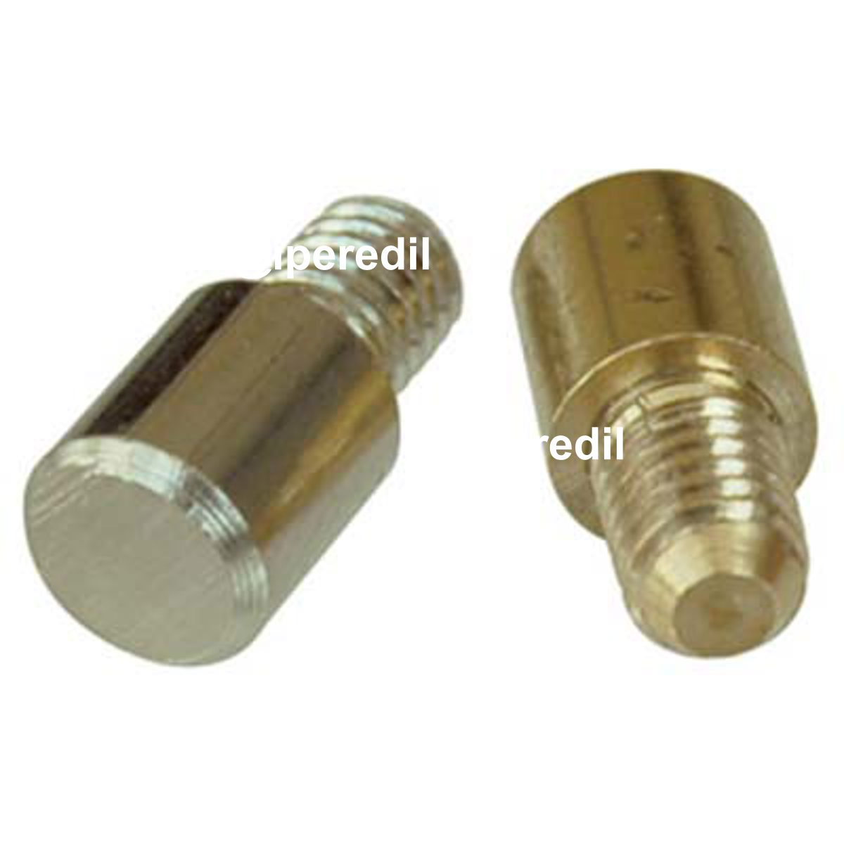 MENSOLINA REGGIPIANO TONDA TORNITA OTTONE NICHELATO MM 7X8 + PERNO M5