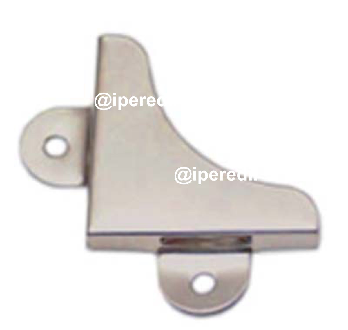 FERMASPECCHIO AD ANGOLO FERRO NICHELATO VETRO MM 6