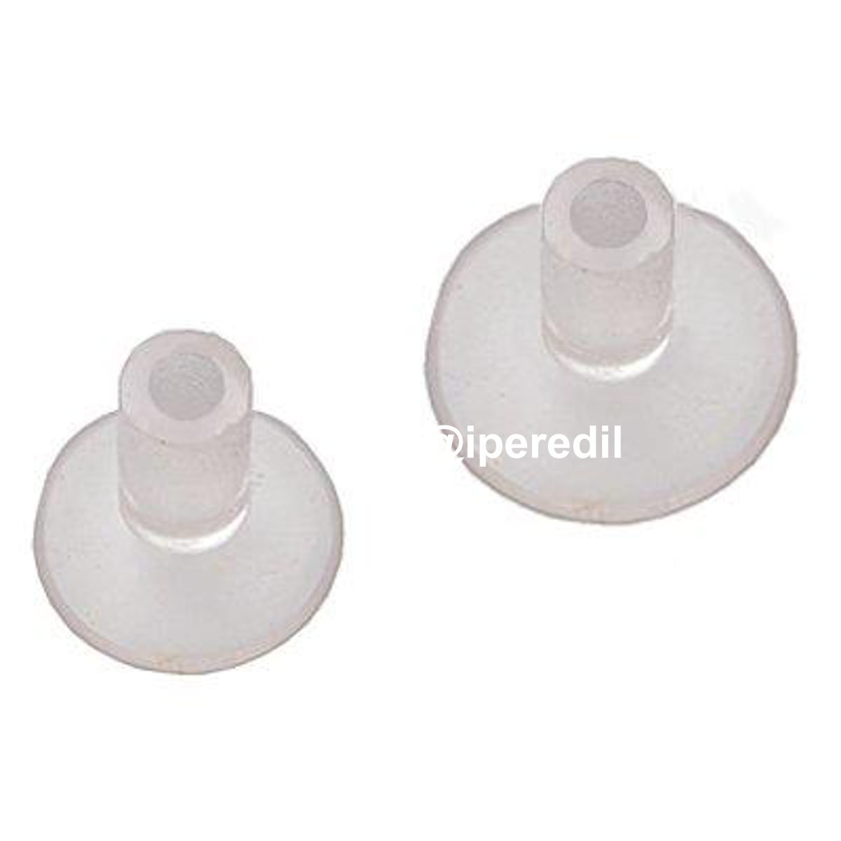 VENTOSA + GAMBO PVC TRASPARENTE G.MM 6X12 D.MM 20 CF=PZ 200