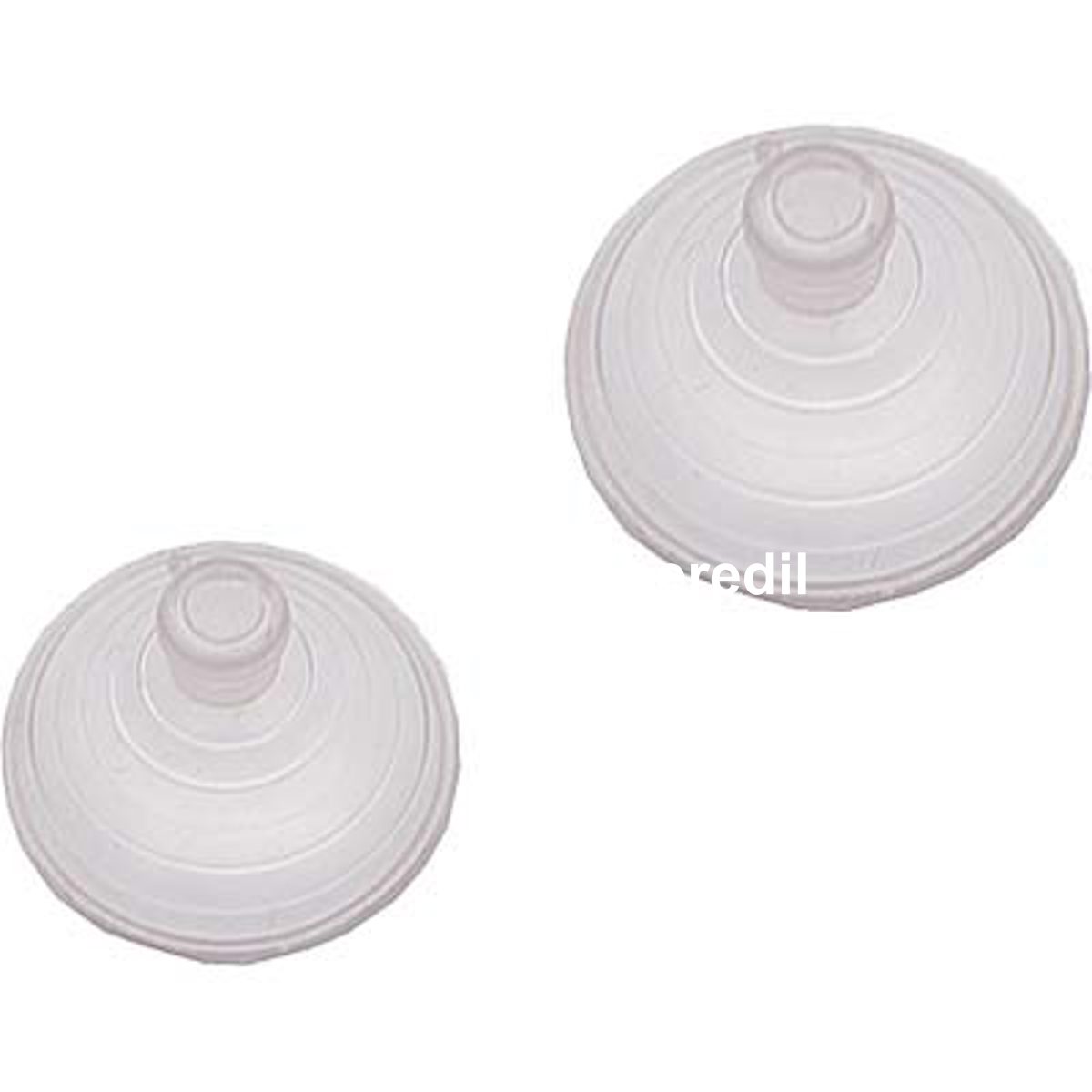 VENTOSA PRONTY PVC TRASPARENTE D.MM 25 CF=PZ 4