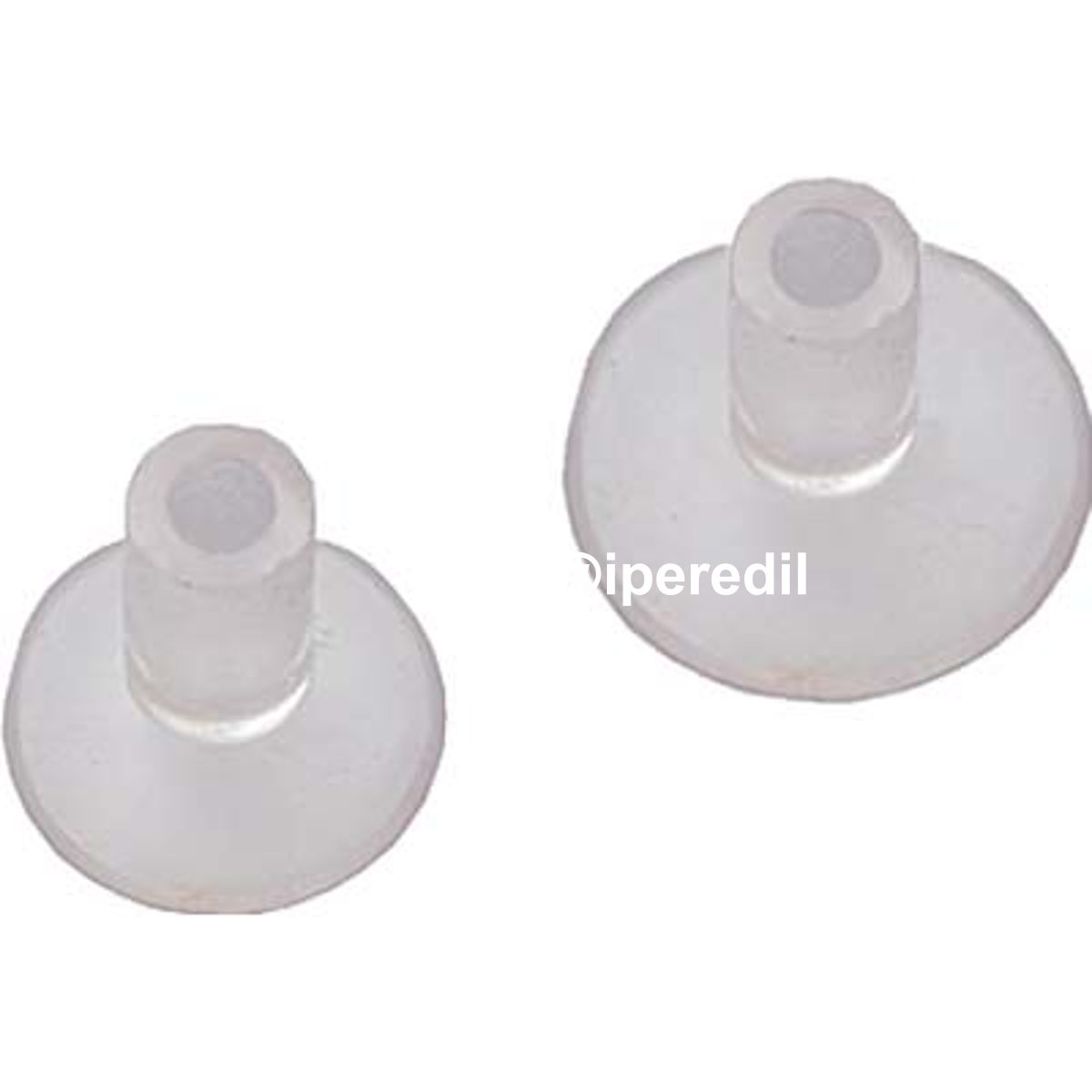 VENTOSA + GAMBO PRONTY PVC TRASPARENTE G.MM 6X12 MM 20 CF=PZ 4