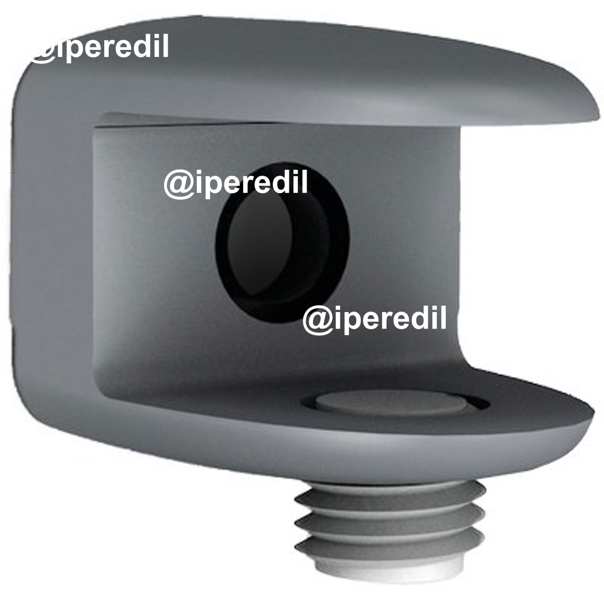 REGGIVETRO A MORSETTO BOLIS ZAMA ARGENTO D.MM 21 S.VETRO MAX MM 10,5 CF=PZ 2