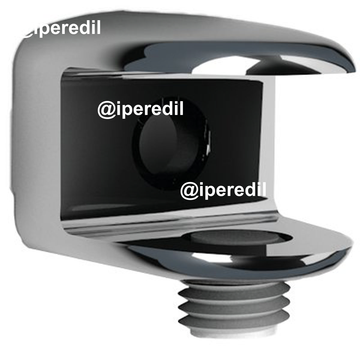 REGGIVETRO A MORSETTO BOLIS ZAMA CROMATO D.MM 21 S.VETRO MAX MM 10,5 CF=PZ 2