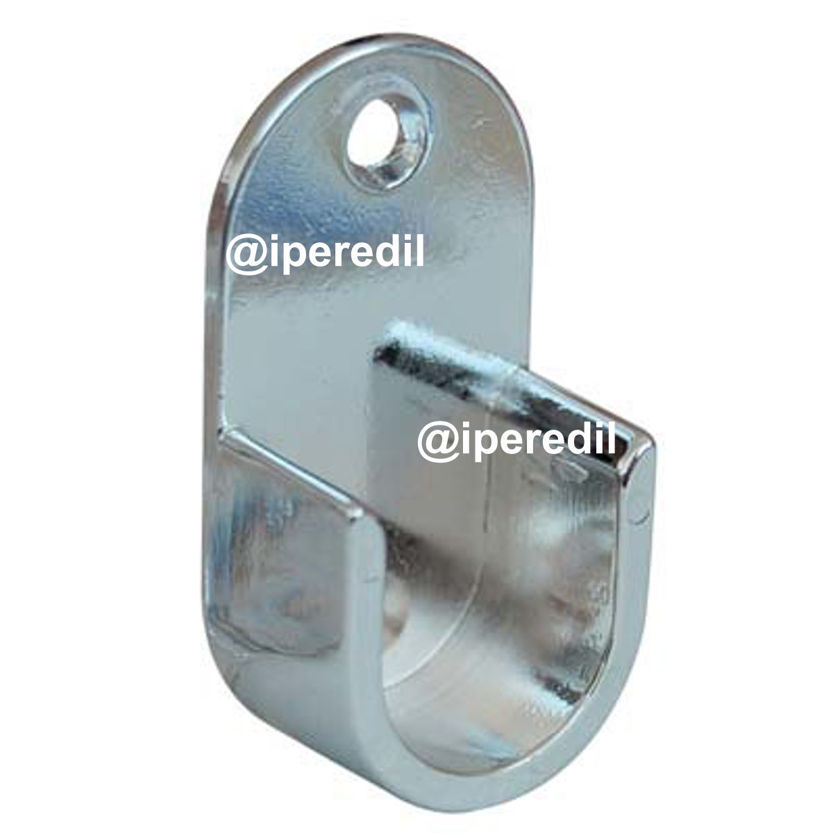 REGGITUBO ARMADIO TONDO LATERALE ZAMA CROMATO TUBO MM 18