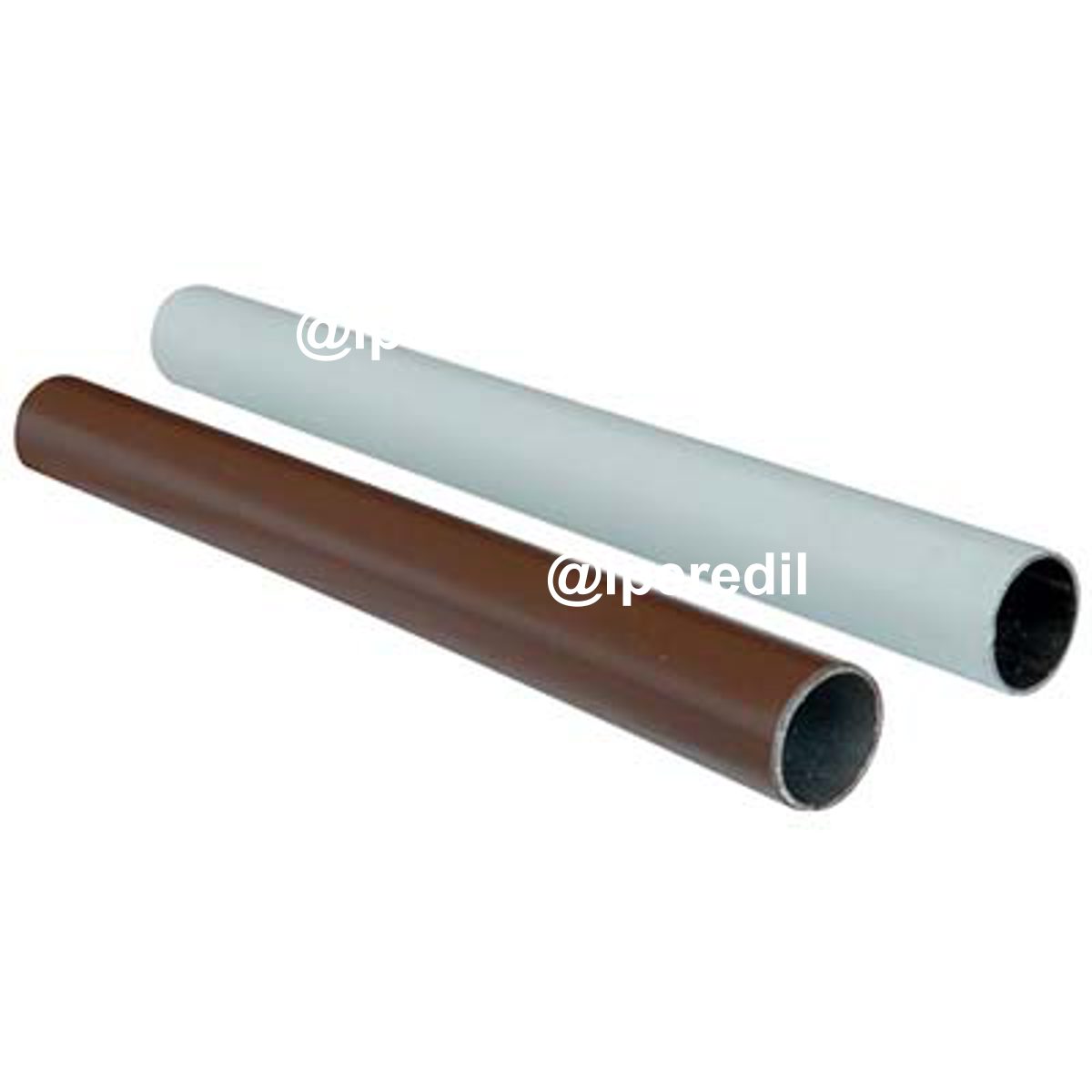TUBO ARMADIO TONDO PLASTICATO ACCIAIO SALDATO BIANCO MM 18 MT 3,00