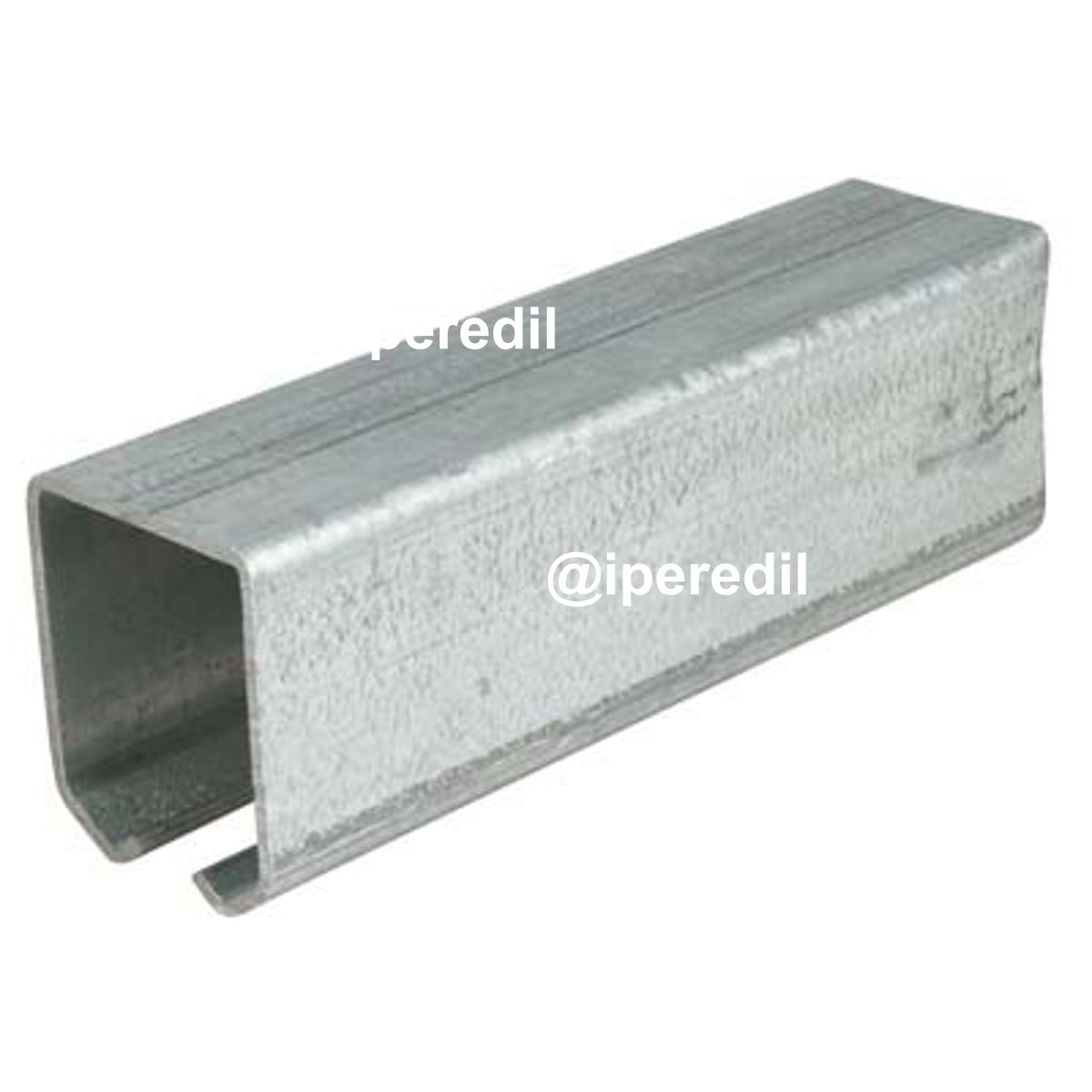 BINARIO X CARRELLI SCORREVOLI 20 OMGE ZINCATO MM 33,5X30 L.MT 3 PORTATA KG 100