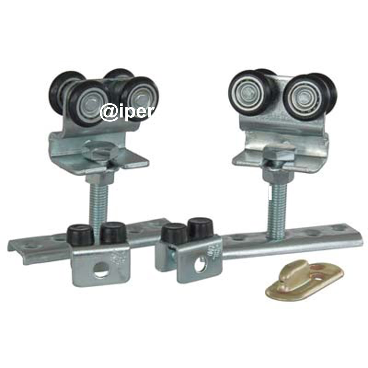 CARRELLI SCORREVOLI IN KIT 2023/05 OMGE X BINARIO 20 OMGE KIT=2 CARRELLI+2 FERMI+1 PINNA