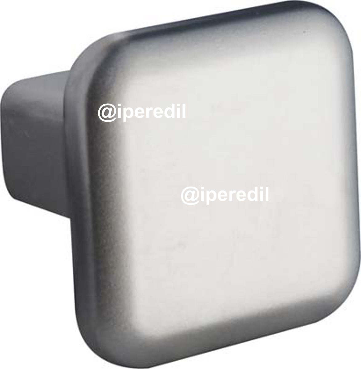 POMOLO ZAMA QUADRO 2303 METALSTYLE CROMO OPACO MM 20X20