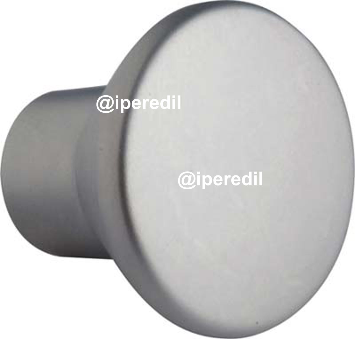 POMOLO ZAMA SFERA PIANA 2401 METALSTYLE CROMO OPACO MM 24X24