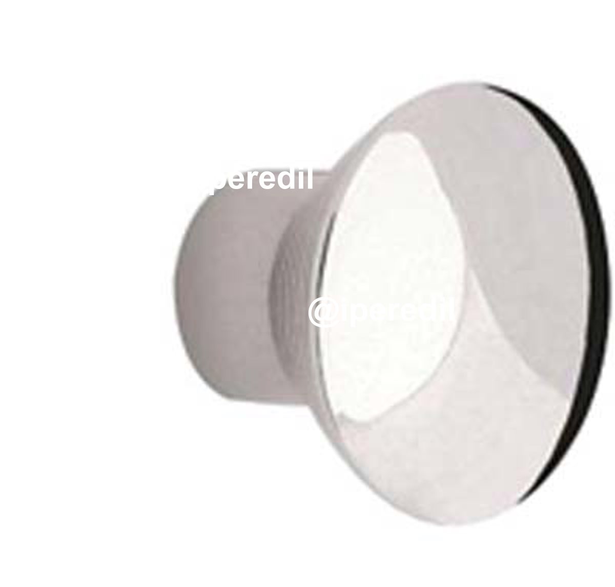 POMOLO ZAMA SFERA PIANA 2401 METALSTYLE CROMO LUCIDO MM 24X24