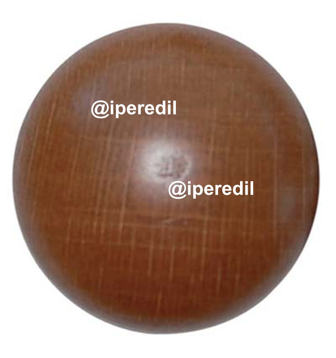 POMOLO LEGNO LISCIO NOCE CHIARO + VITE MM 20/30X30