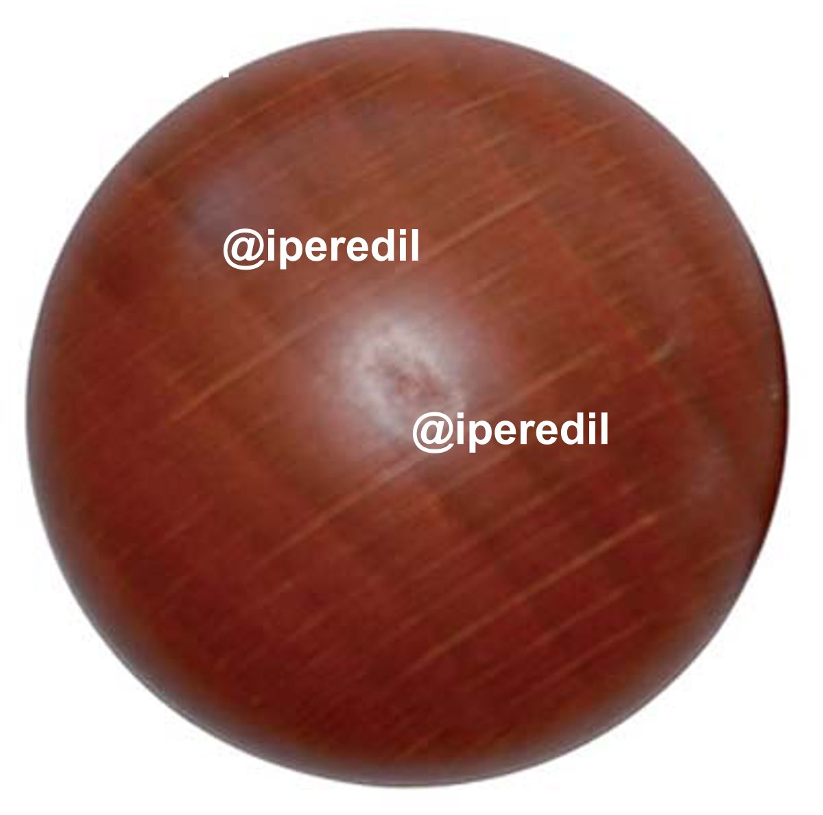 POMOLO LEGNO LISCIO CILIEGIO LUCIDO + VITE MM 26/36X33