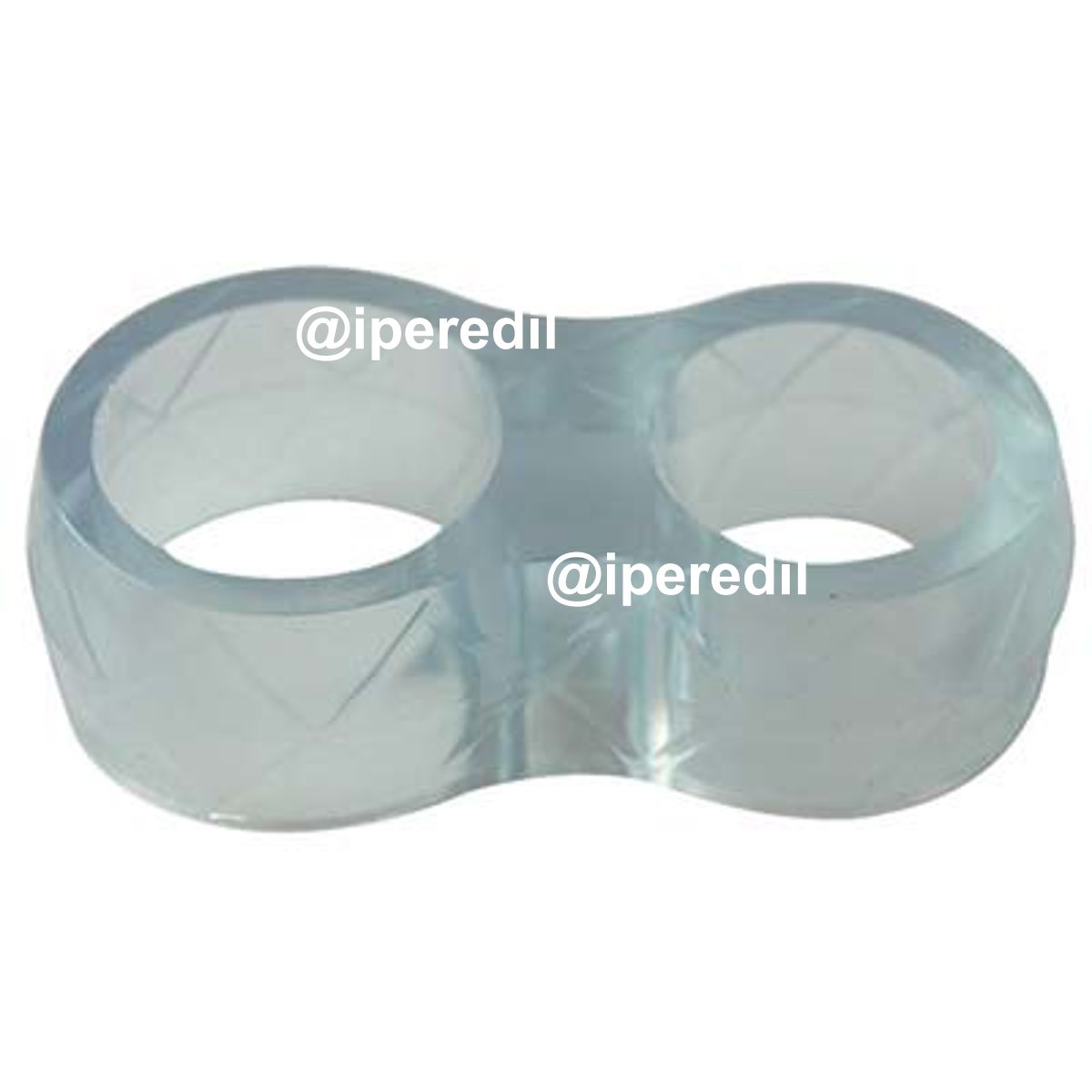PARACOLPI MANIGLIA DOPPIO SILICONICO TRASPARENTE CF=PZ 100