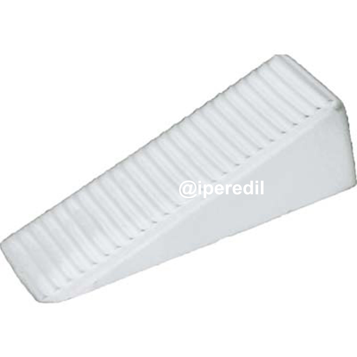 FERMAPORTE ADESIVO A CUNEO PLASTICA BIANCO CF=PZ 100