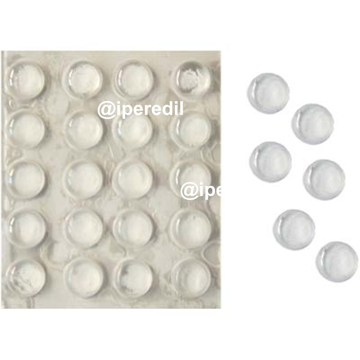 PARACOLPI ADESIVO PRONTY SILICONICO MM 10X3 CF=PZ 20