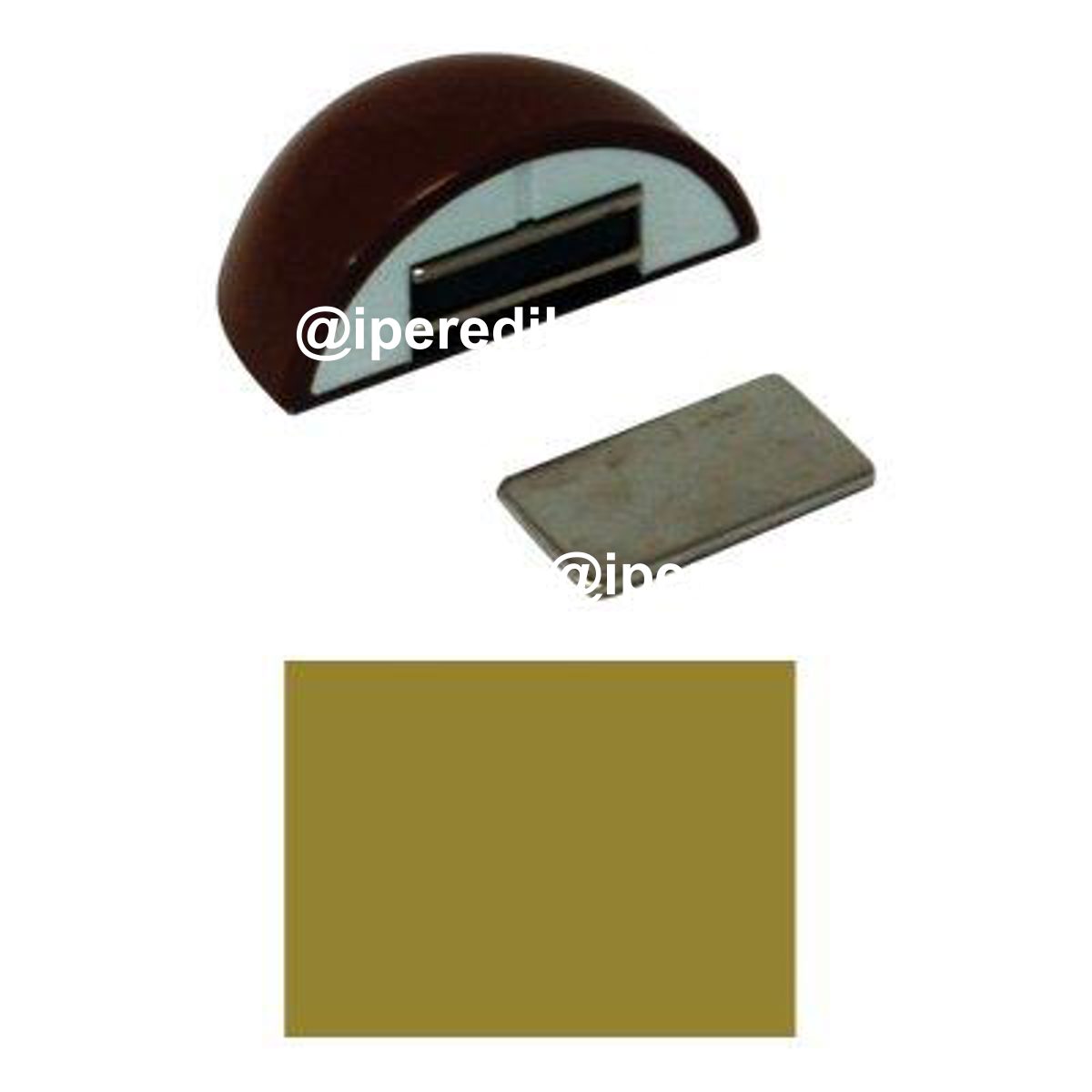 FERMAPORTE MAGNETICO AP 123 RESINA TERMOPLASTICA ORO LUCIDO