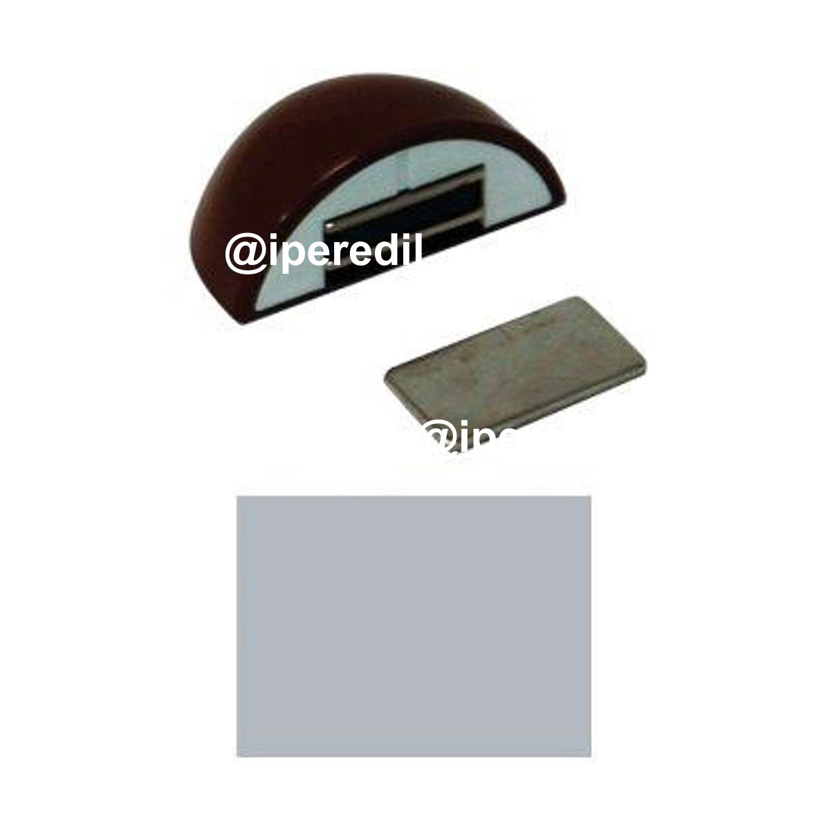 FERMAPORTE MAGNETICO AP 123 RESINA TERMOPLASTICA CROMO LUCIDO