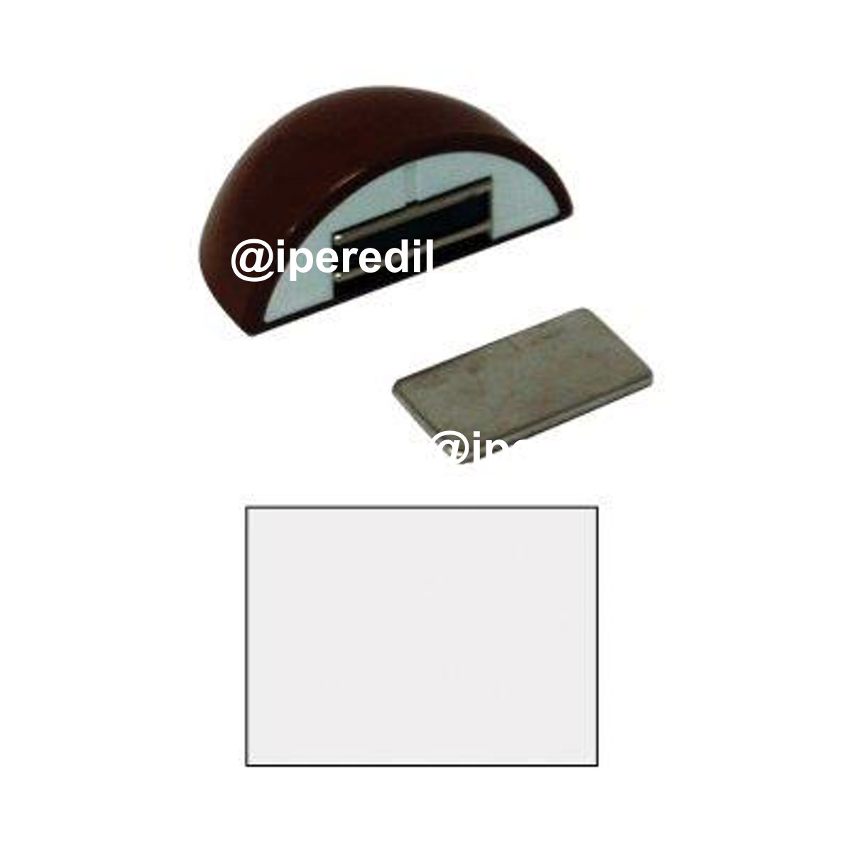 FERMAPORTE MAGNETICO AP 123 RESINA TERMOPLASTICA BIANCO