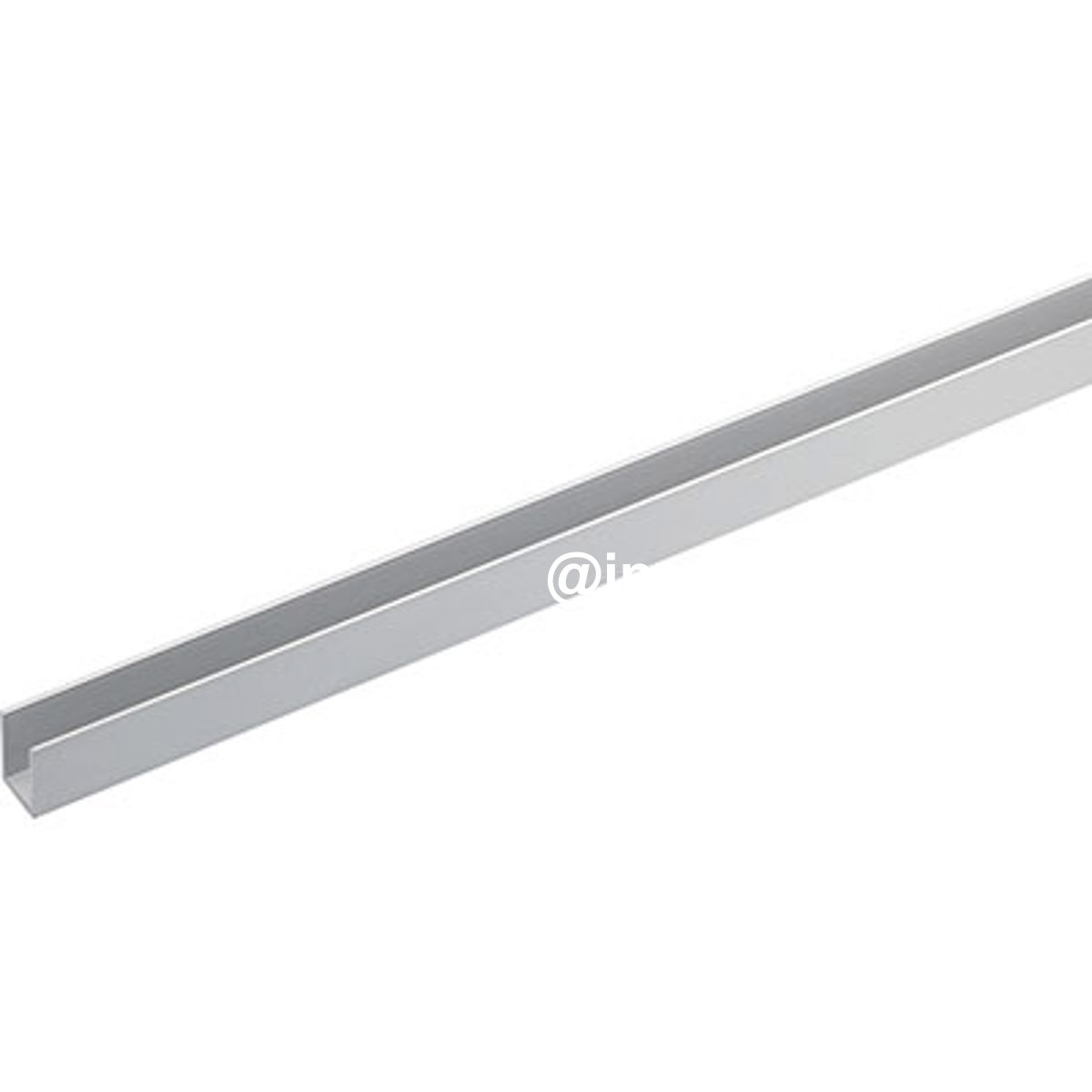 PROFILO CANALINA SINGOLA ARCANSAS ALLUM ARGENTO S.MM 1,0 MM 10X10 H.CM 100 - 04448159