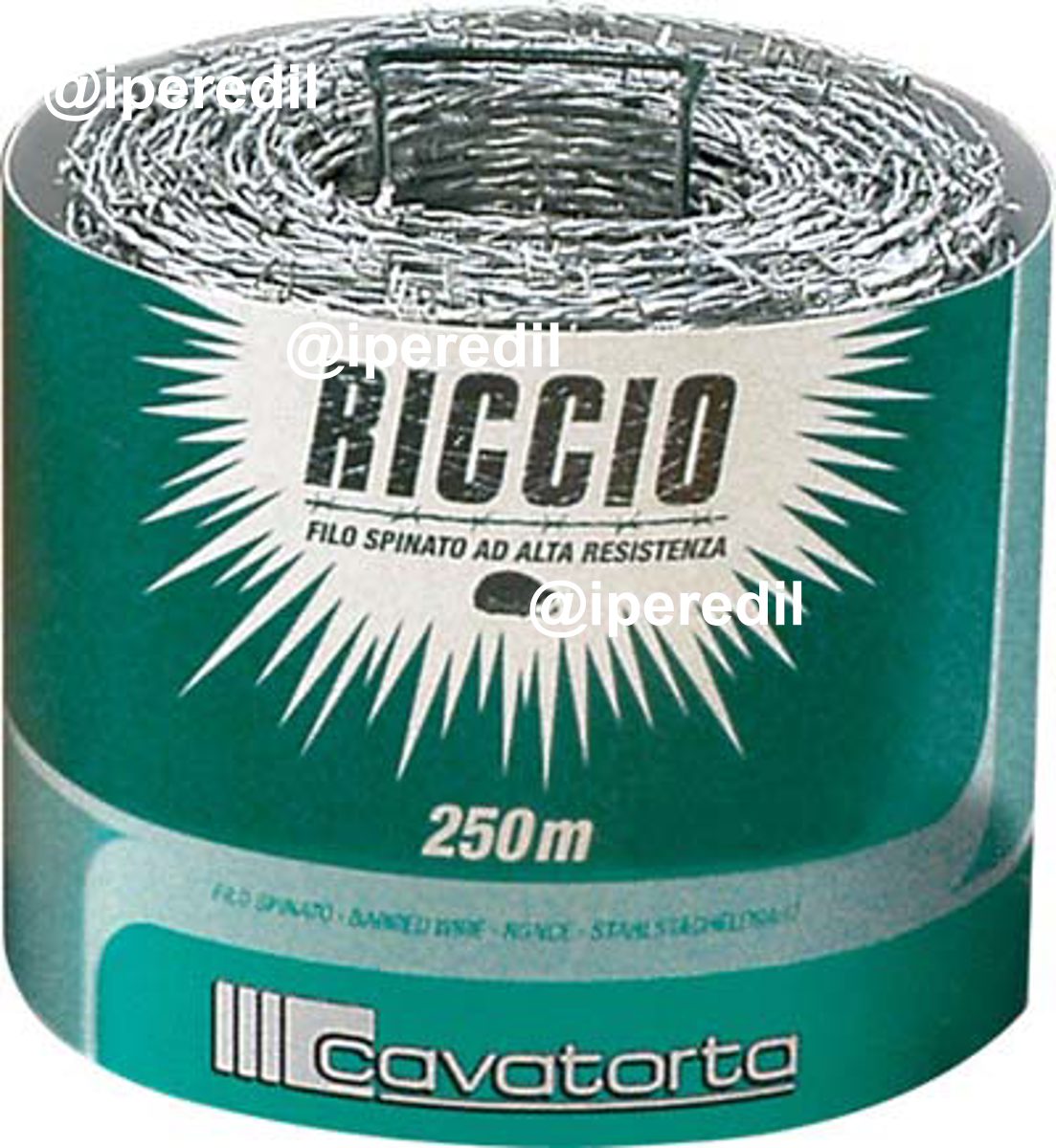 FILO SPINATO ZINCATO RICCIO CAVATORTA MM 1,7 L.MT 250