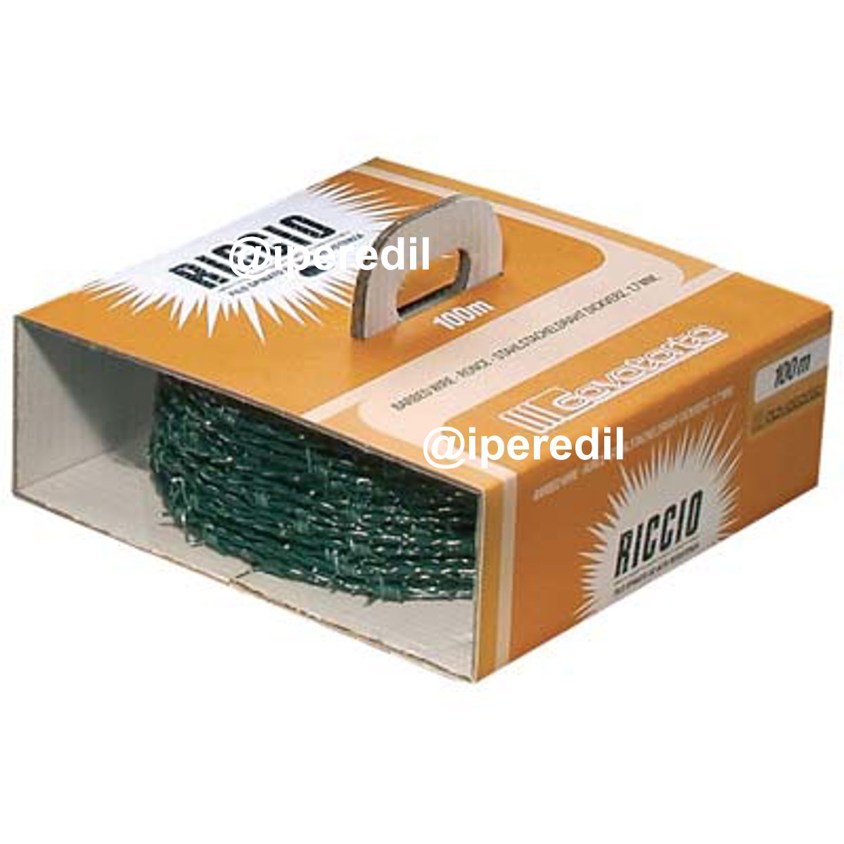 FILO SPINATO PLASTICATO RICCIO CAVATORTA MM 1,7/2,1 L.MT 100