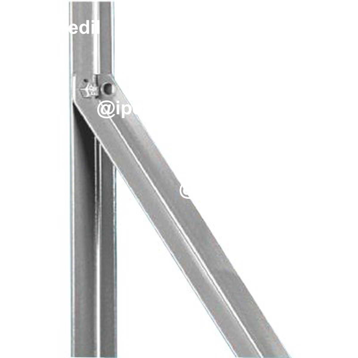 SAETTA RECINZIONE ZINCATA SEZIONE MM 25X25X3,1 H.CM 150