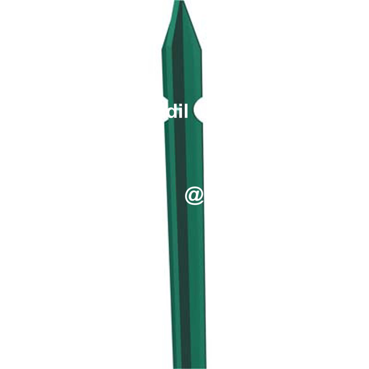 PALETTO RECINZIONE PLASTICATO SEZIONE MM 30X30X3,0 H.CM 225