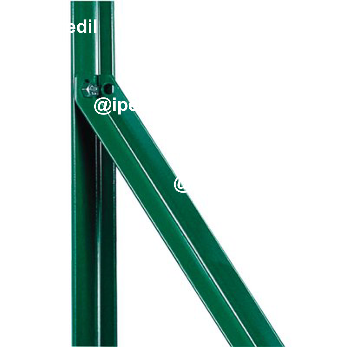 SAETTA RECINZIONE PLASTICATA SEZIONE MM 25X25X3,0 H.CM 120