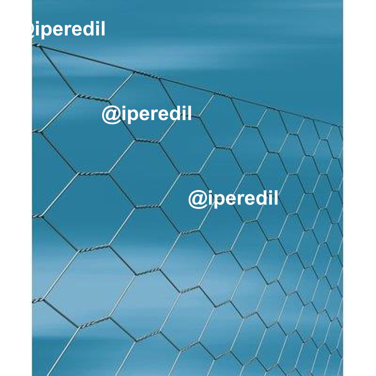 RETE TRIPLA ZINCATA 16/2 MARGHERITA CAVATORTA M/N° 16/2 N° 2=MM 0,6 L.MT 50 H.CM 100