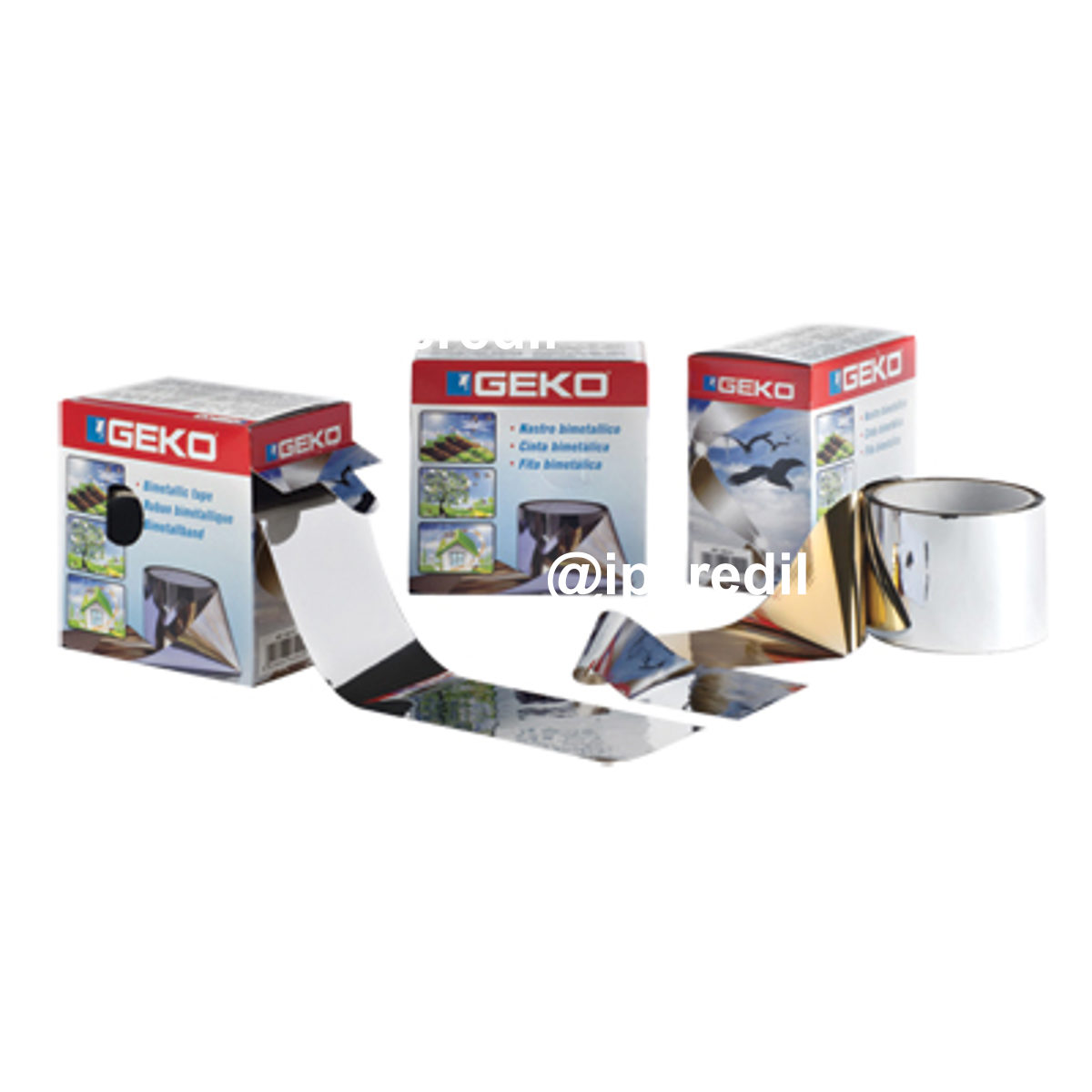 SPAVENTA VOLATILI A NASTRO BIMETALLICO GEKO MM 70 MT 100