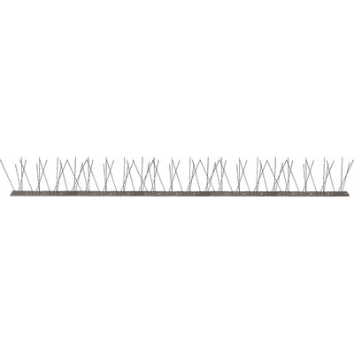 DISSUASORE VOLATILI A SPILLI INOX STARS 80 PUNTE H.CM 10 BASE CM 100X2,8