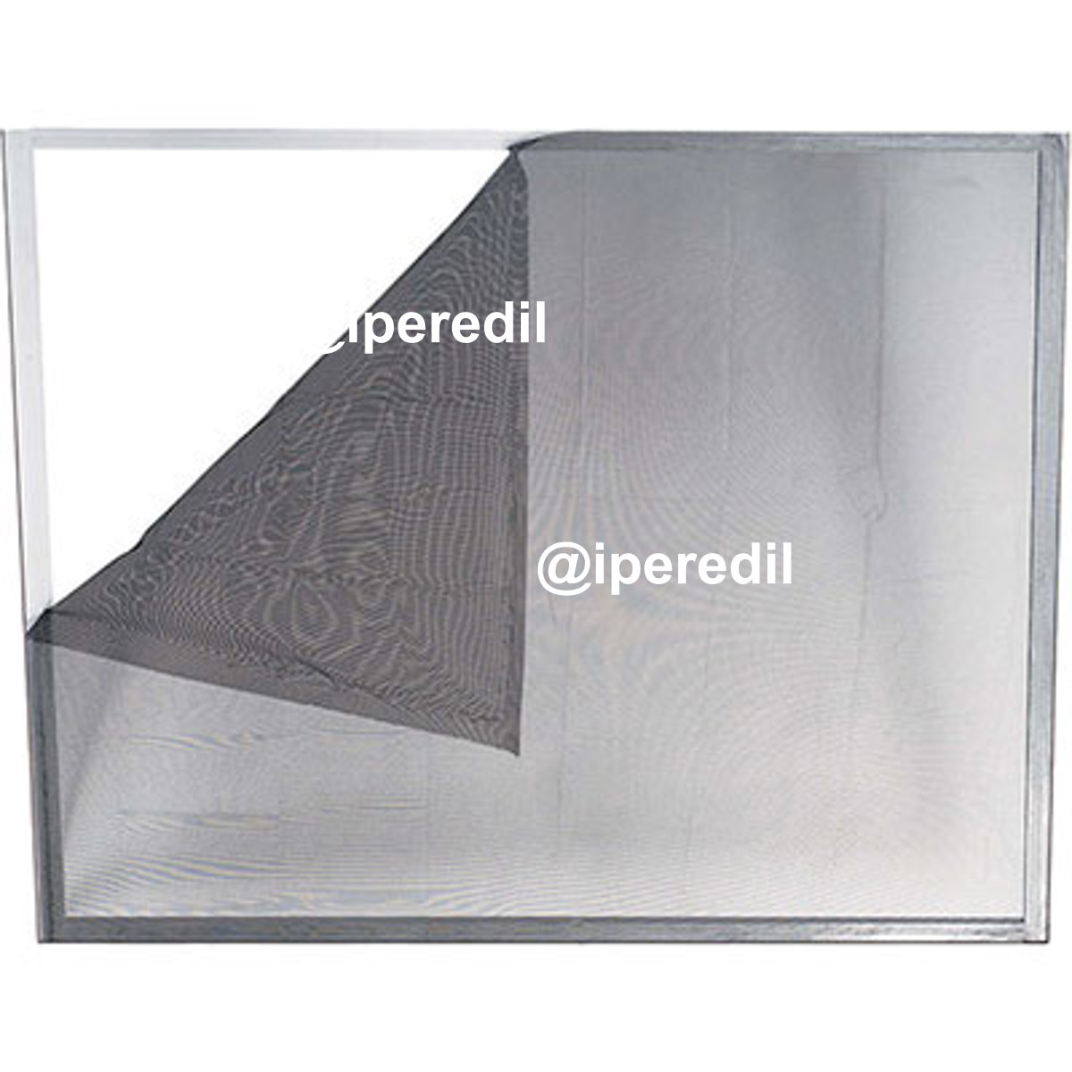 ZANZARIERA FINESTRA A STRAPPO ECCO IRS POLIESTERE GRIGIO CM 150 H.CM 300