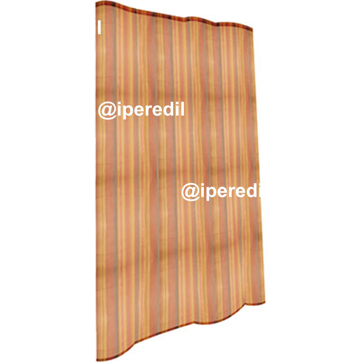 ZANZARIERA PORTA ECCO DROP IRS POLIESTERE ARANCIO RINFORZATO CM 150 H.CM 250
