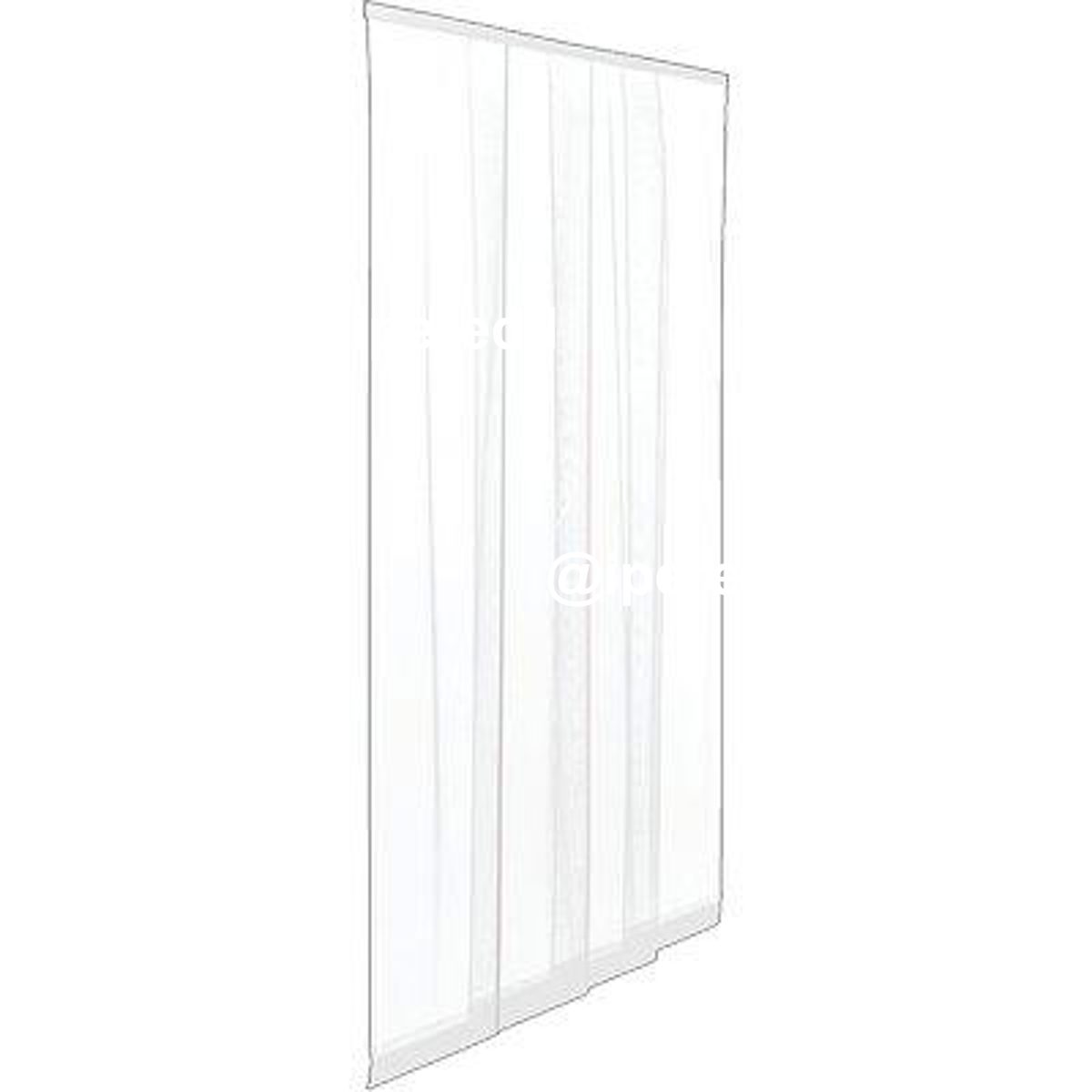 ZANZARIERA PORTA ECCO STRIP A STRISCE IRS POLIESTERE BIANCO CM 140 H.CM 240