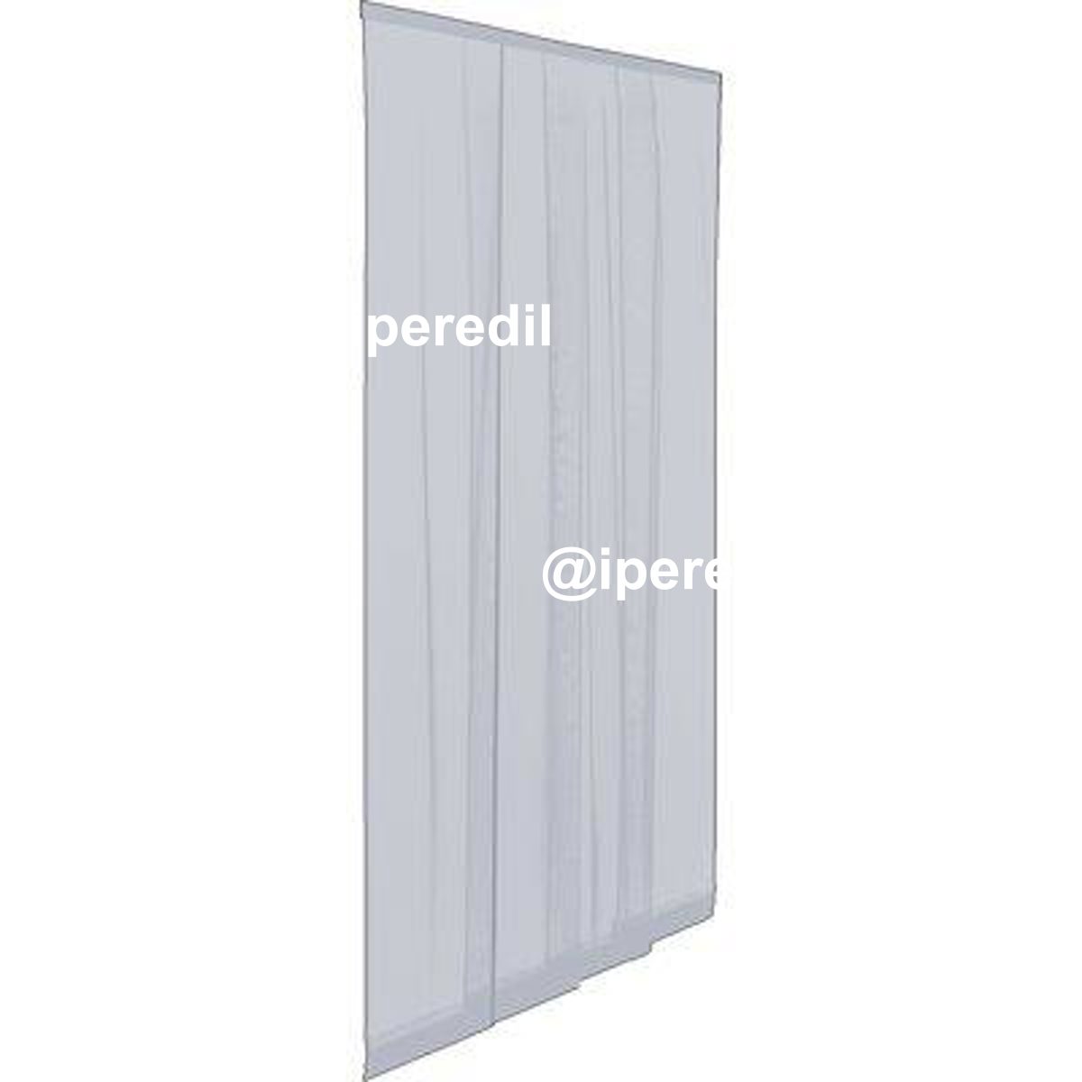 ZANZARIERA PORTA ECCO STRIP A STRISCE IRS POLIESTERE GRIGIO CM 140 H.CM 240