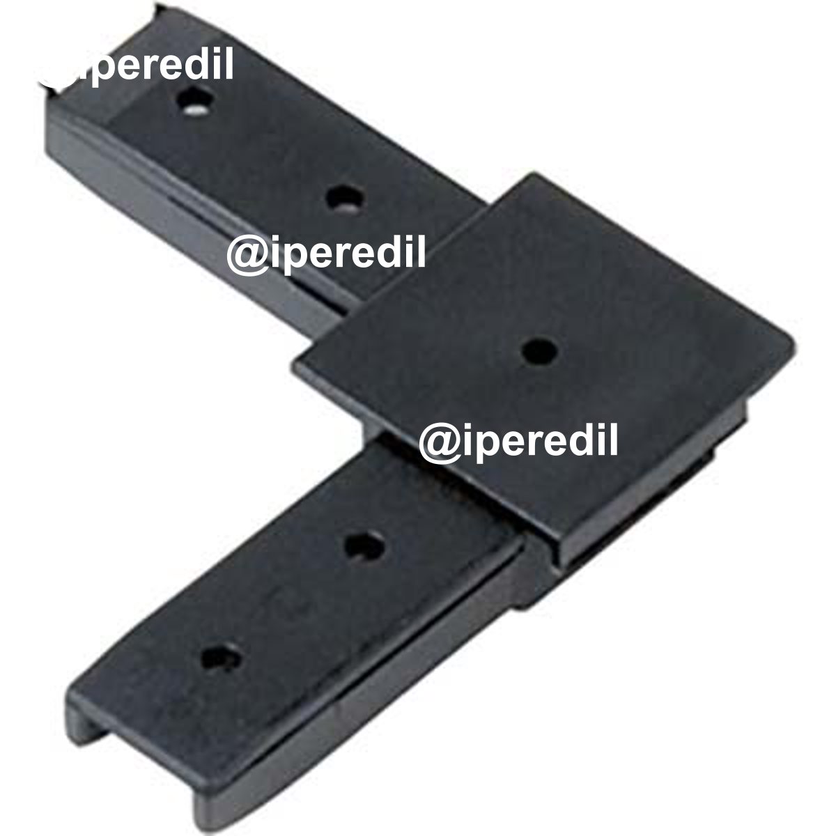 ANGOLO PROFILO ZANZARIERA LINEA B SANGIORGIO PLASTICA NERA