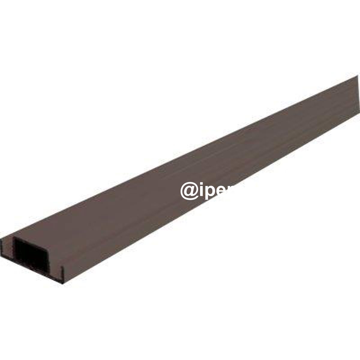 PROFILO TRAVERSO ZANZARIERA LINEA B SANGIORGIO ALLUMINIO MARRONE RAL 8017 MT 2