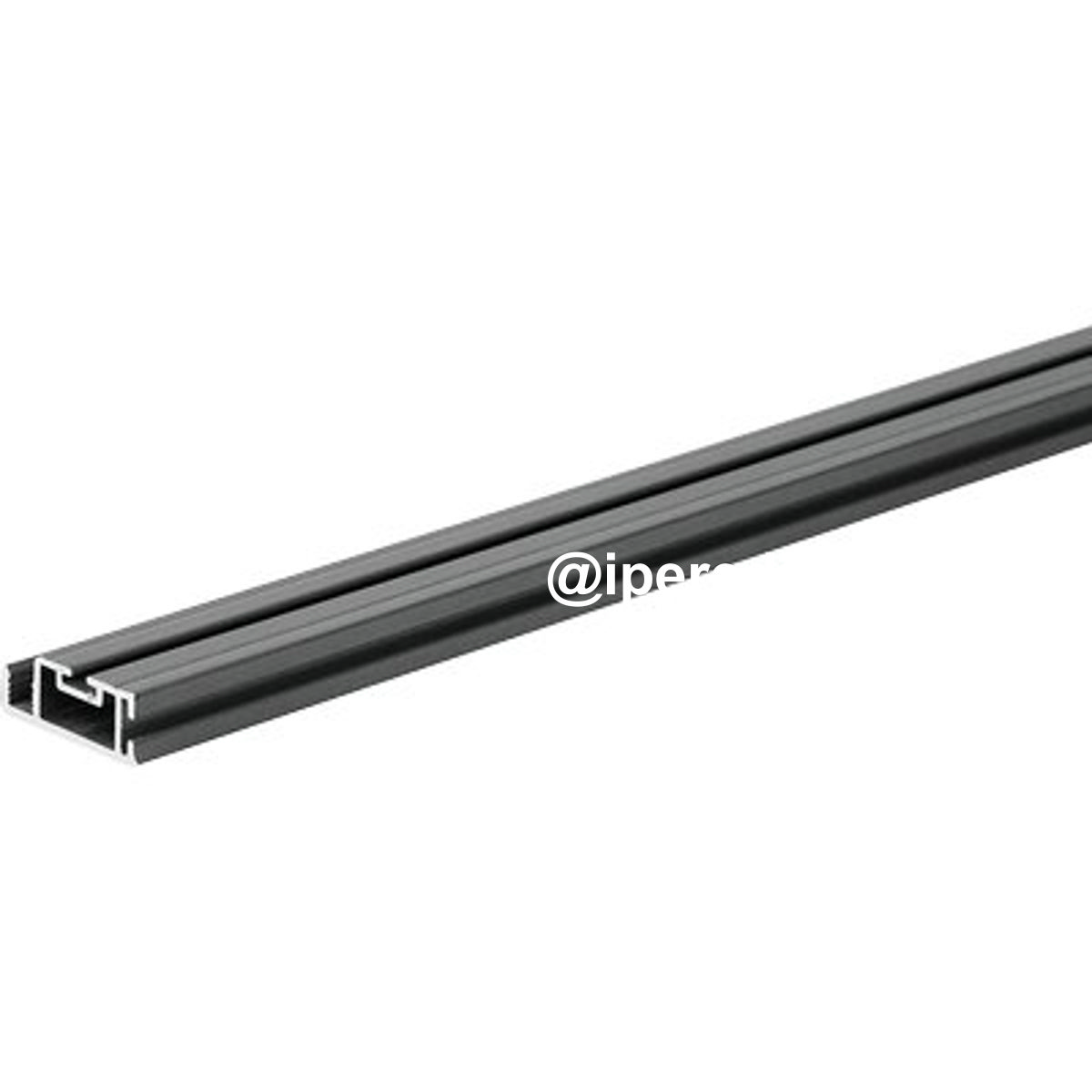 PROFILO ZANZARIERA CLARISSA IRS ALLUMINIO GRIGIO ANTRACITE MT 2,5